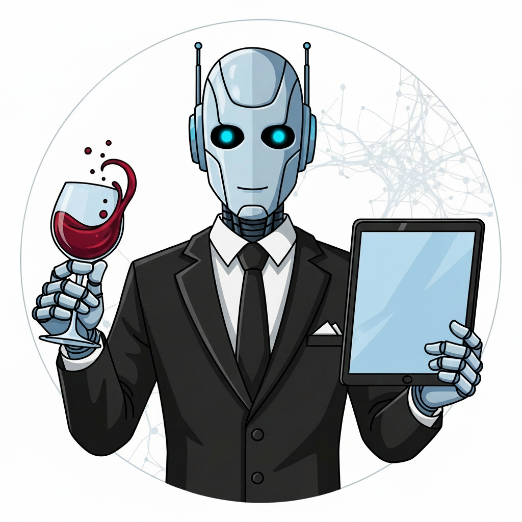 AI Sommelier Chef with Wine